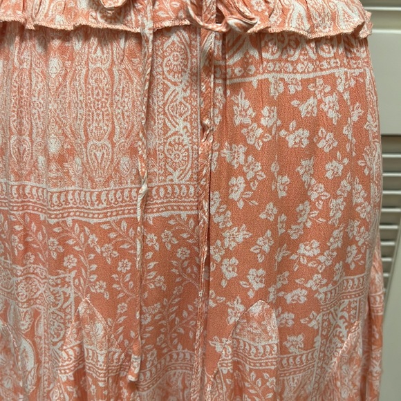 93. Blue B Collection Bandeau and Skirt in Paisley Print - Picture 5 of 11